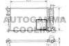 AUTOGAMMA 100233 Radiator, engine cooling